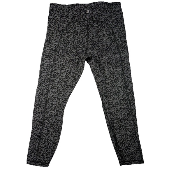 Athleta Ultimate Stash Pocket Textured 7/8 Tight Legging Size L - Picture 2 of 5